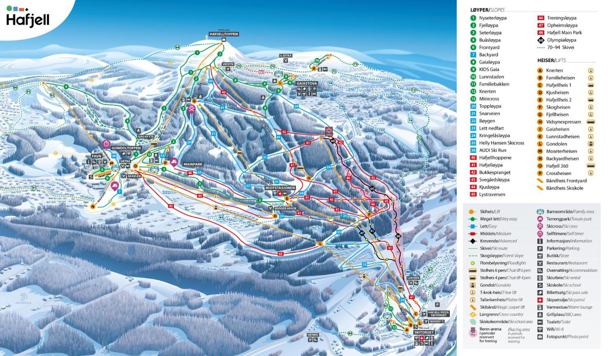Ski&bike-in&out Hafjell Eksteriør billede